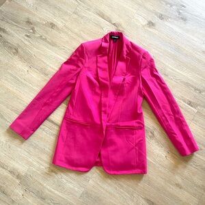 Express Solid Pink Blazer XS